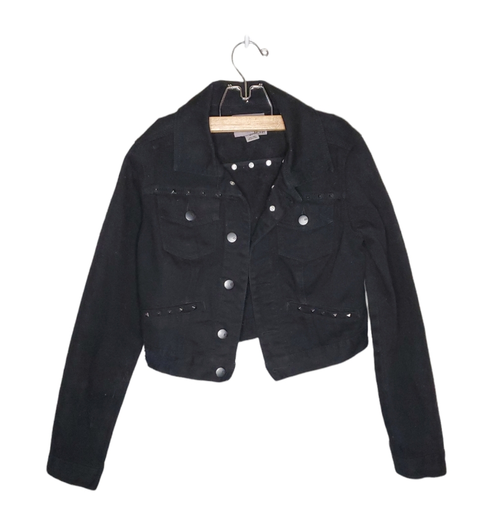 2.1 DENIM Studded Jacket Long Sleeve